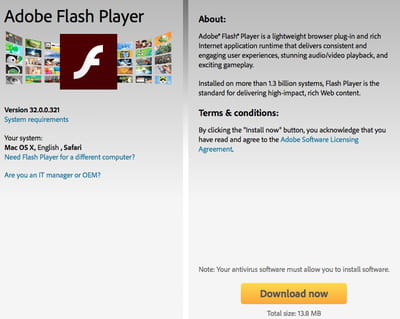 Download adobe flash player 9 for mac free version